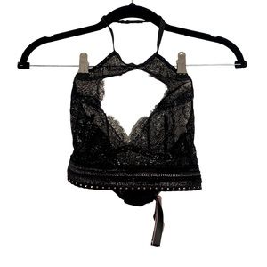 Victoria Secret Lace Halter Bra XS NWT